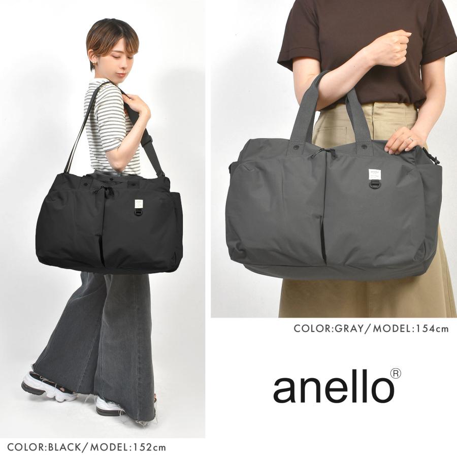 anello（アネロ） ボストンバッグ レディース 大容量 旅行 軽量 撥水