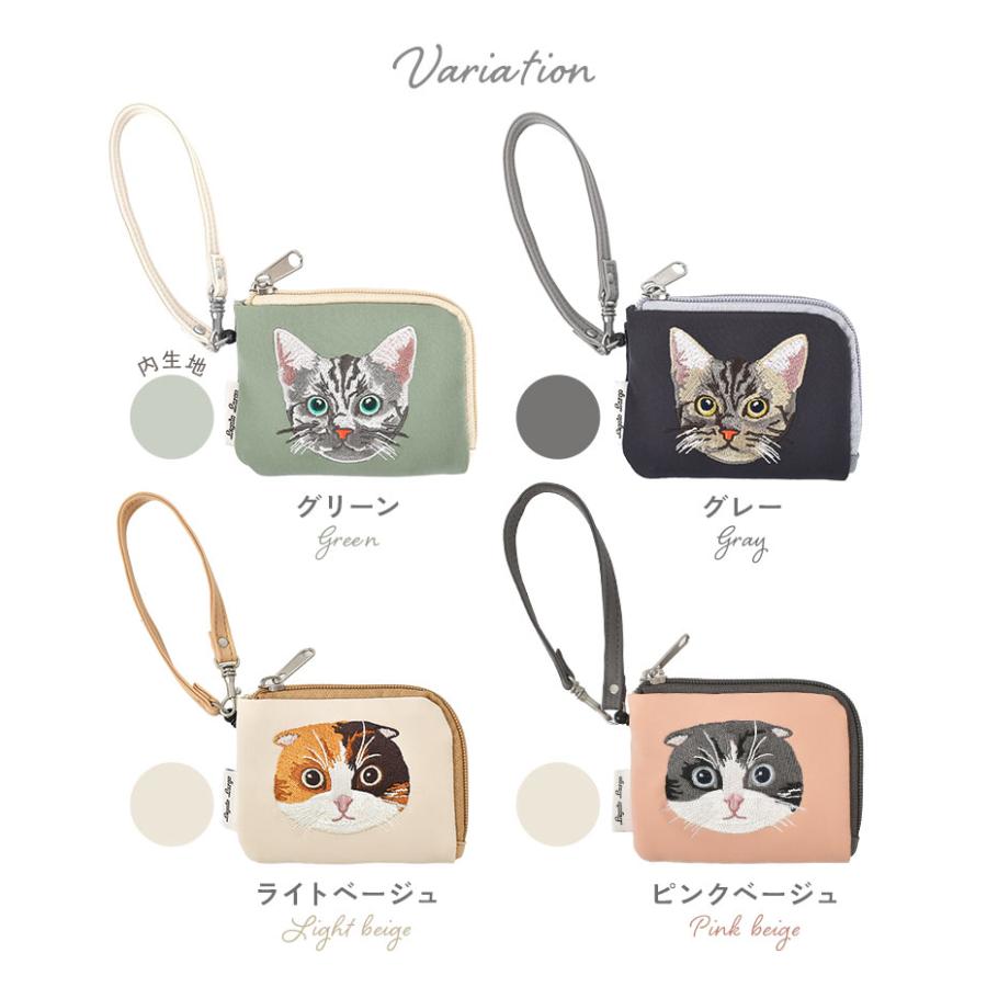 Legato Largo パスケース リール付き 猫 レガートラルゴ 定期