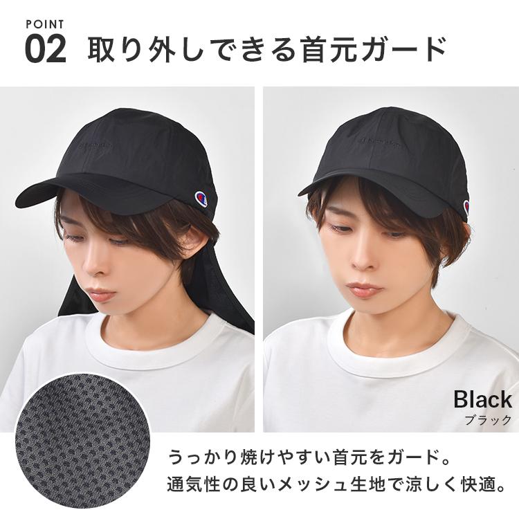 Champion（チャンピオン） キャップ レディース UVカット 帽子 深め