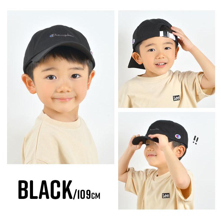 キャップ キッズ Champion 帽子 かわいい チャンピオン 女の子 男の子 おしゃれ 子供 コットン 53 55cm 春 夏用 黒 白 ベージュ ラベンダー サイズ調節可能 Champ K Hauhau 通販 Yahoo ショッピング