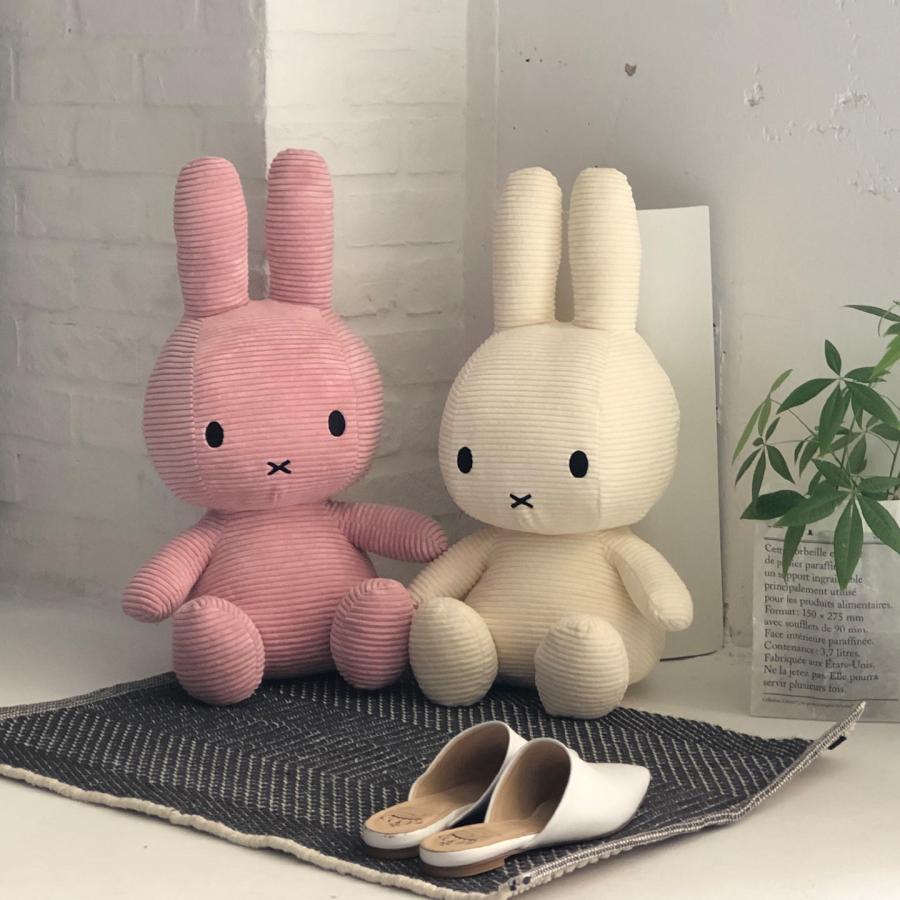 Miffy（ミッフィー） ぬいぐるみ コーデュロイ 50cm Lサイズ ボントン