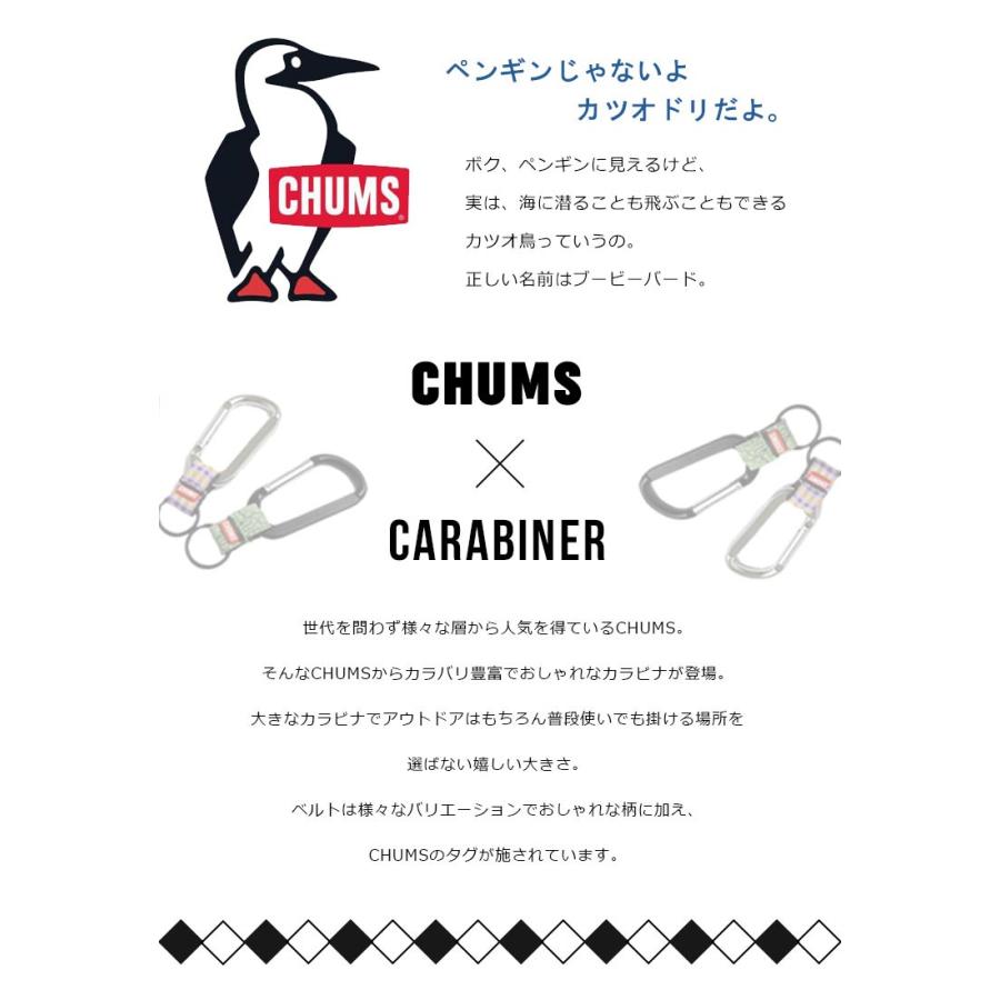 キーチェーン CHUMS チャムス カラビナ キーホルダー キーリング ベルト メンズ レディース リング 90190 アウトドア ブランド｜hauhau｜10