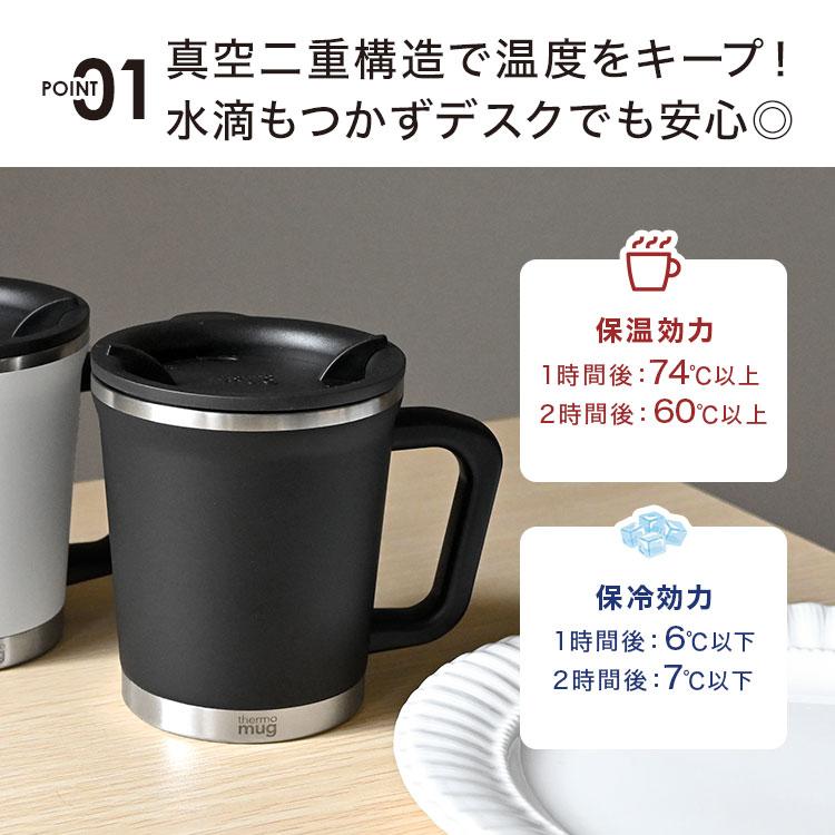 thermo mug（サーモマグ） ステンレスマグ 蓋付き ステンレス