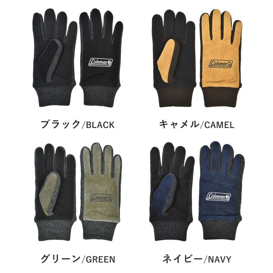 コールハーン COLE HAAN 本革 鹿革メンズ 手袋 Coleman（コールマン） 手袋 メンズ 革 防寒 レザー アウトドア