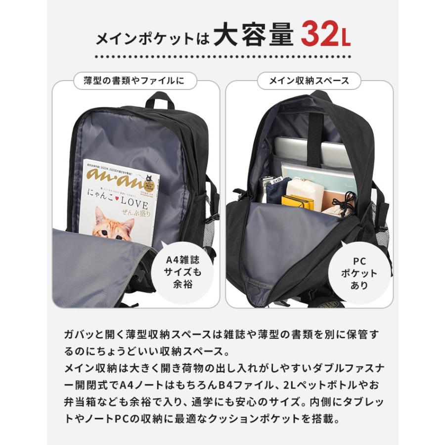 新品　コナート　希少　ブラック　大容量　リュック　収納　ポーチ付き　メンズ　軽量 新品 コナート 希少 ブラック 大容量 リュック 収納 ポーチ付き