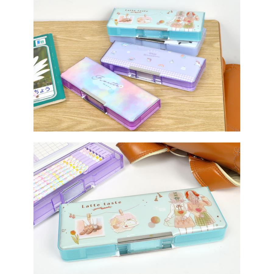 筆箱 小学生 女の子 かわいい 両面 箱型 ペンケース おしゃれ 韓国 文房具 小学校 入学準備 ファンシー 可愛い 筆記用具 文具 ギフト 子供 通園 通学 筆記用具 Crux Hauhau 通販 Yahoo ショッピング