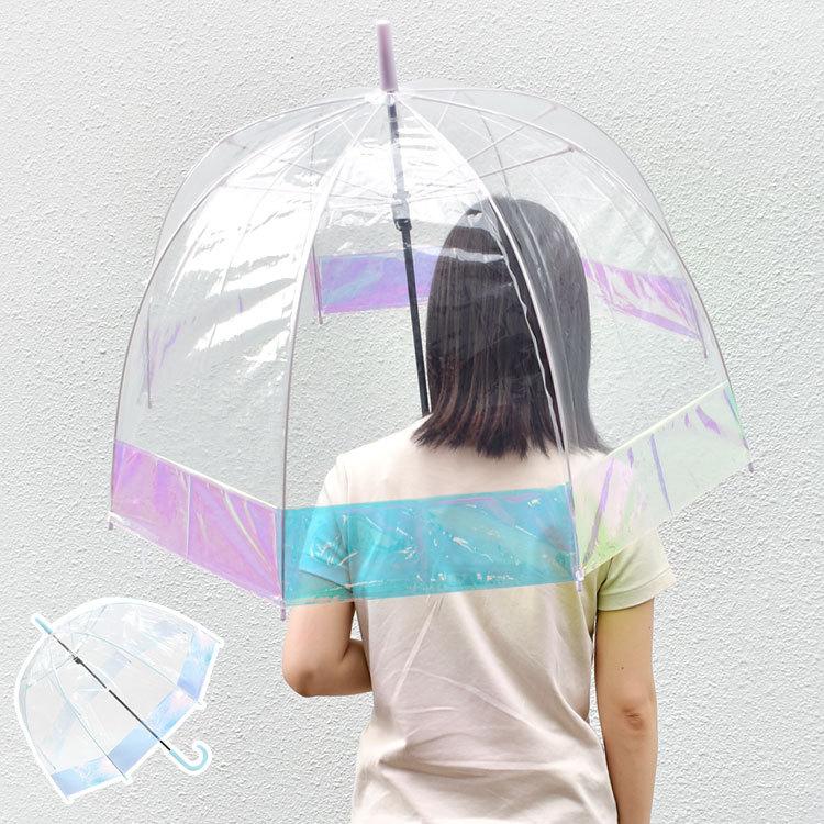 傘 65cm ドーム型 長傘 レディース ビニール傘 丈夫 かわいい 耐風 カラーファイバー グラスファイバー 雨具 雨傘 通学 キッズ Crux Kasa65d Hauhau 通販 Yahoo ショッピング