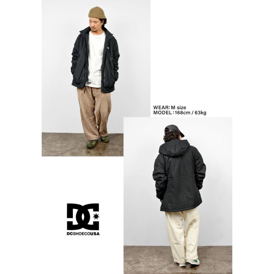 マウンテンパーカー DC SHOES TACTFUL JACKET ディーシーシューズ djk224006 メンズ アウター ジャケット 中綿 大きめ ロゴ フード 収納 ポケット 送料無料｜hauhau｜05