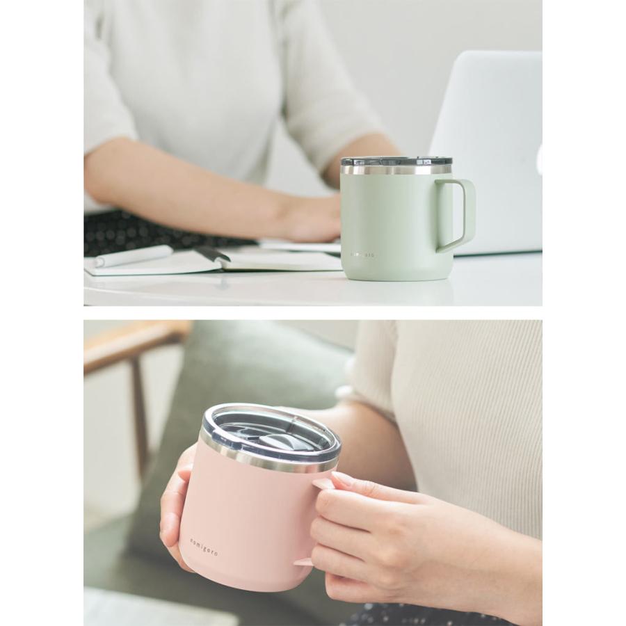 マグカップ 保温 保冷 蓋付き おしゃれ ステンレス 飲みごろカラーマグ300ml かわいい 真空断熱構造 女性 男性 シンプル 通勤 オフィス コップ キャンプ Dos Dscm300 Hauhau 通販 Yahoo ショッピング