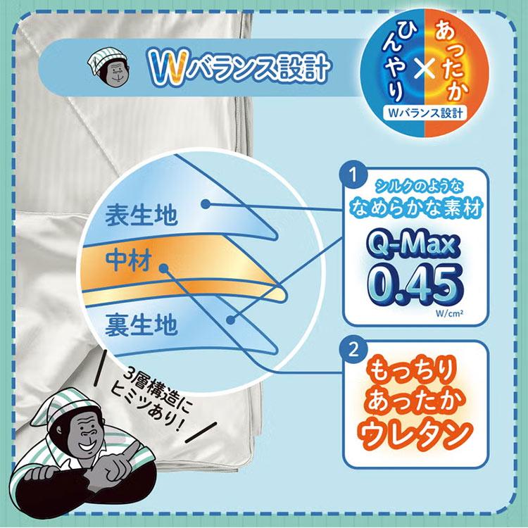 DOSHISHA（ドウシシャ） ゴリラのハグ 夏 夏用 ブランケット 掛け布団