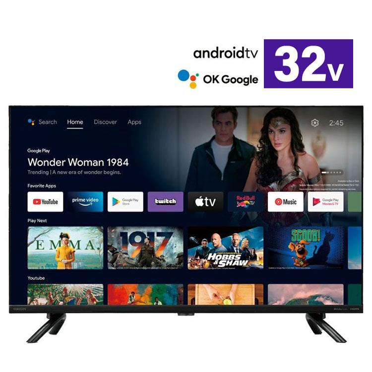 チューナーレステレビ 32V型 スマートテレビ AndroidTV搭載 チューナーレス 32型 フルHD LED液晶 ORION スマート