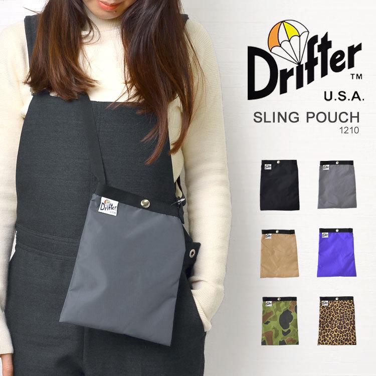 ポーチ Drifter ドリフター スマホポーチ ショルダーポーチ ブランド レディース メンズ 斜めがけ シンプル 収納 軽量 通勤 通学 おしゃれ 送料無料 Hauhau 通販 Paypayモール