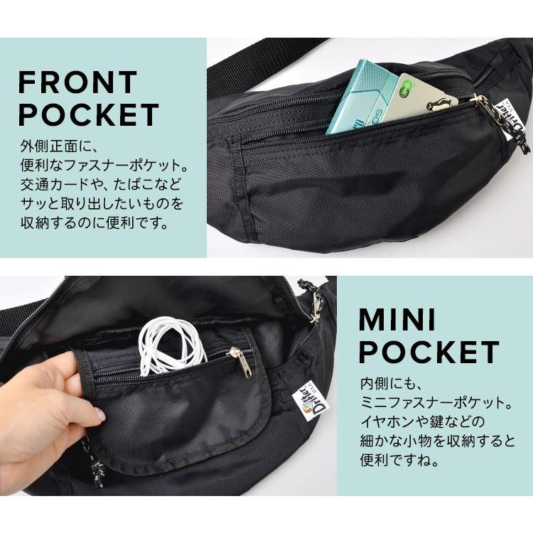 ボディバッグ レディース ナイロン かわいい ドリフタ ウエストポーチ メンズ おしゃれ 蛍光 軽量 Drifter ファニーパック Drif Wp1550 Hauhau 通販 Yahoo ショッピング