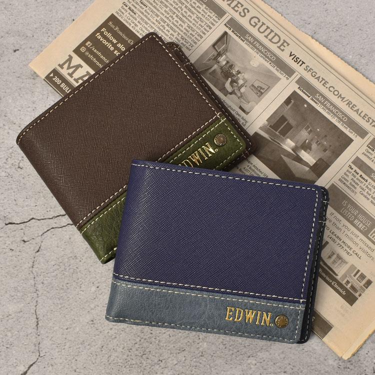 EDWIN 二つ折り財布 エドウィン メンズ ブランド 小銭入れ EDWIN 二つ折り財布 エドウィン メンズ ブランド 小銭入れ