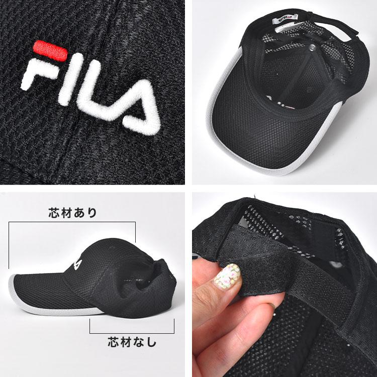 FILA（フィラ） メッシュキャップ メンズ 吸汗速乾 通気性 洗える
