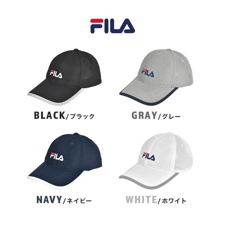 FILA（フィラ） メッシュキャップ メンズ 吸汗速乾 通気性 洗える