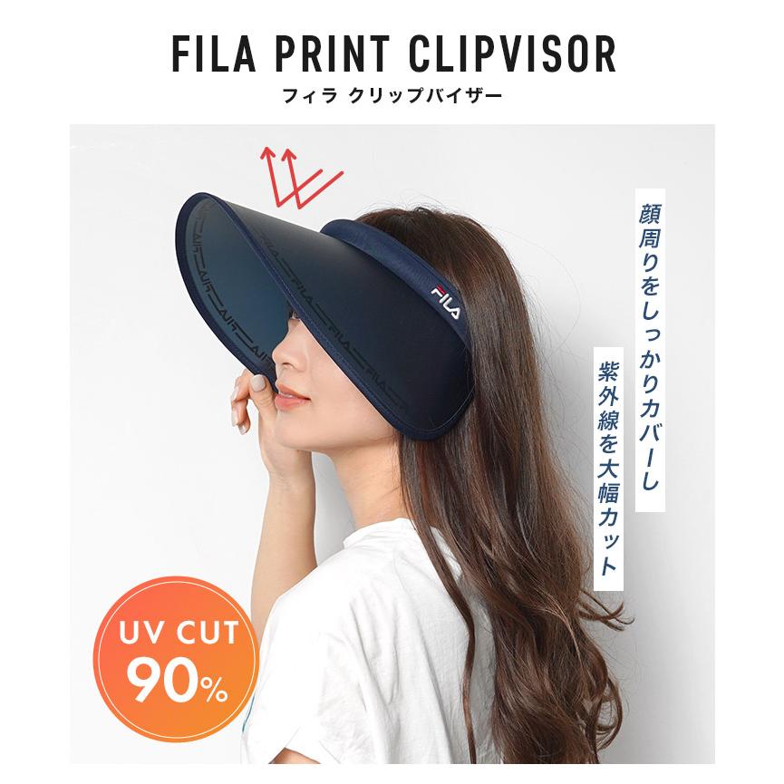 FILA サンバイザー レディース フィラ UVカット ゴルフ テニス