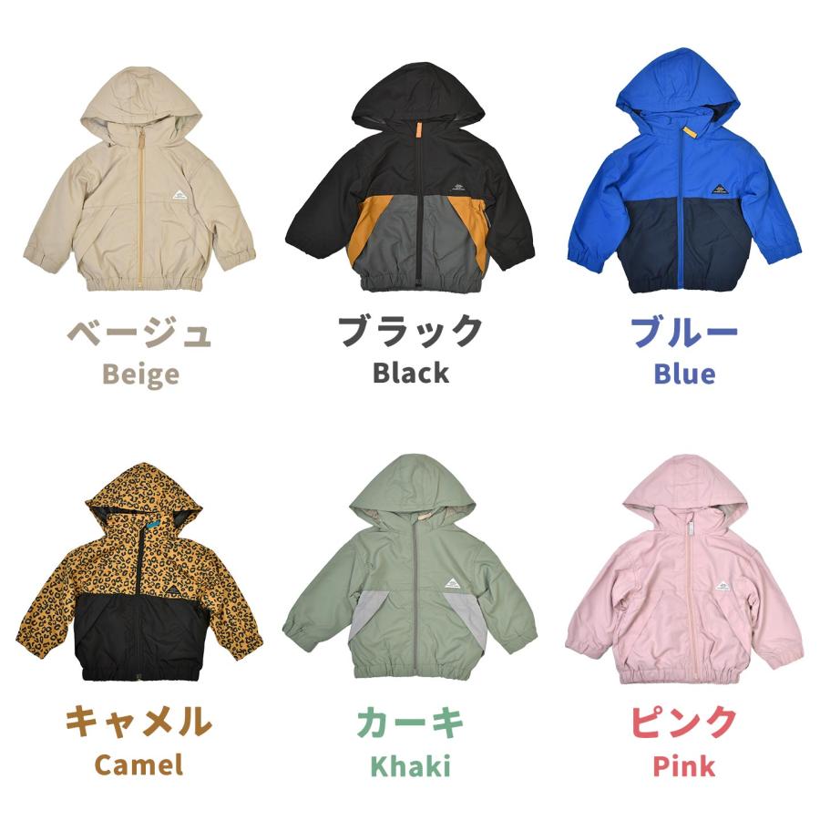 咲村宇音様オリーブグリーン リアルファー付きヴィンテージジャケットITALY F.O.KIDS ウィンドブレーカー キッズ 撥水 裏メッシュ 女の子