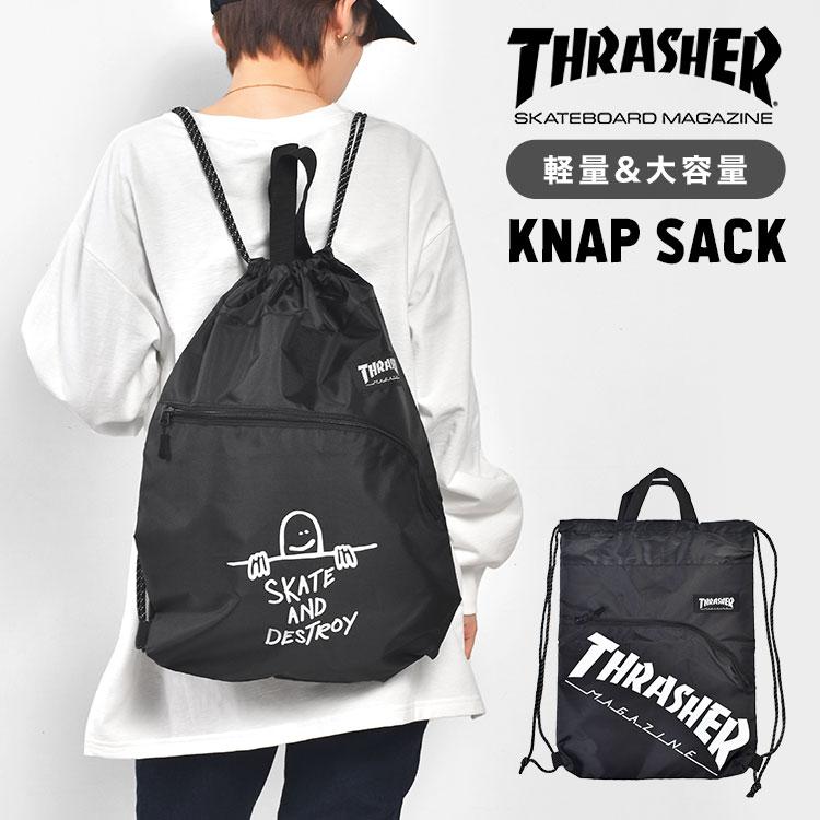 THRASHER（スラッシャー） ナップサック ブランド マークゴンザレス