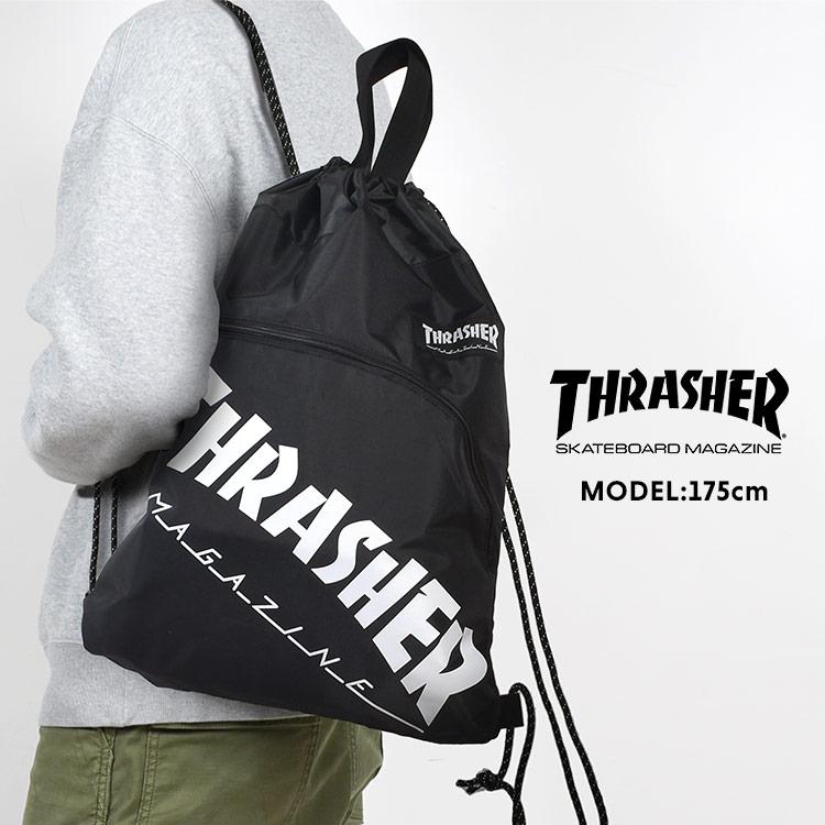 THRASHER（スラッシャー） ナップサック ブランド マークゴンザレス