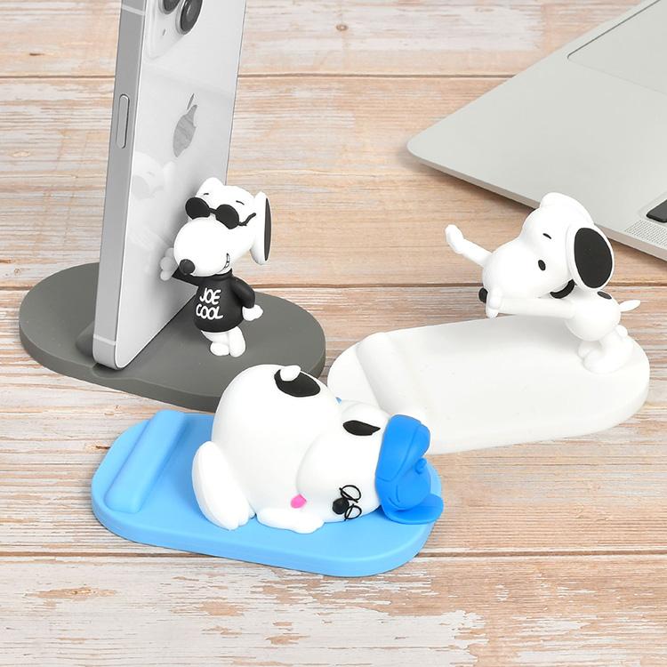 SNOOPY（スヌーピー） スマホスタンド 卓上 かわいい マスコット