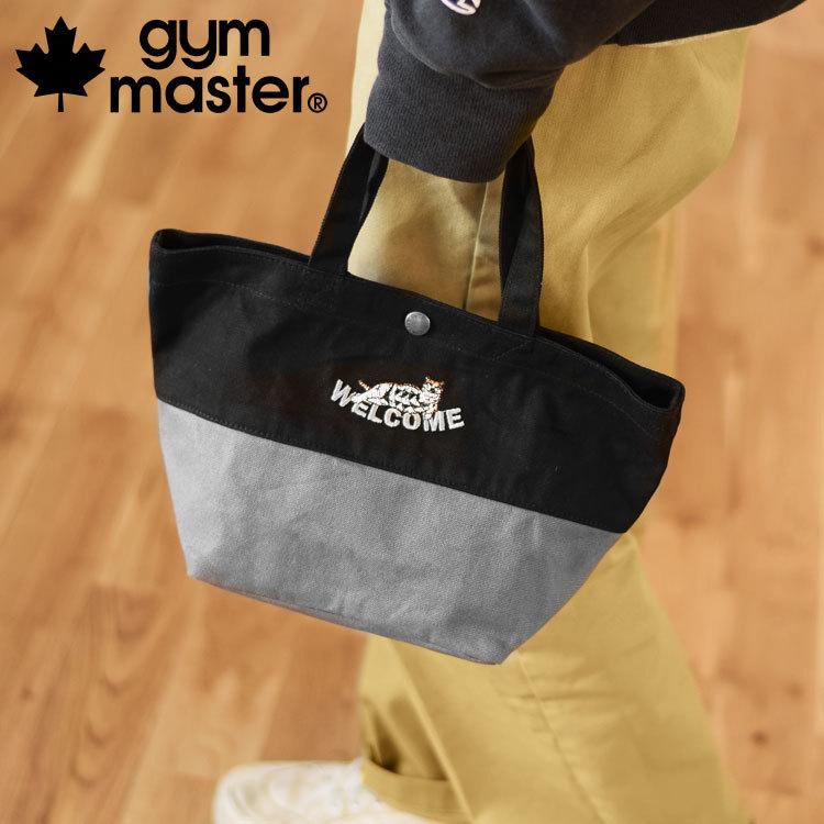 ミニトートバッグ Gym Master ジムマスター キャンバス ミニ トートバッグ おしゃれ おじさん ルアー 猫 バイカラー 刺繍 7l 軽量 軽い ランチトート 小さめ Hauhau 通販 Paypayモール