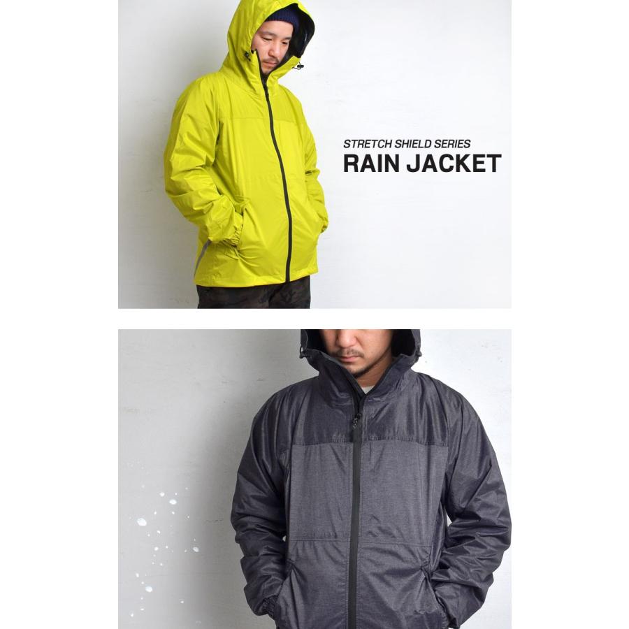 レインジャケット 単品 メンズ ストレッチ レディース 蒸れにくい 透湿