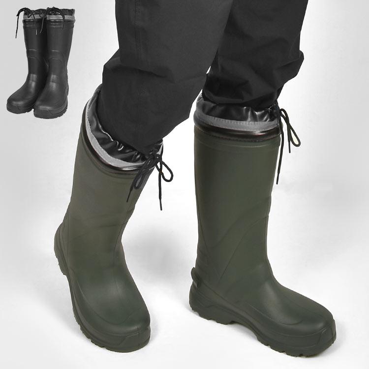 シャレオ 長靴 防寒 メンズ 農作業 レインブーツ 冬用 除雪 雪かき