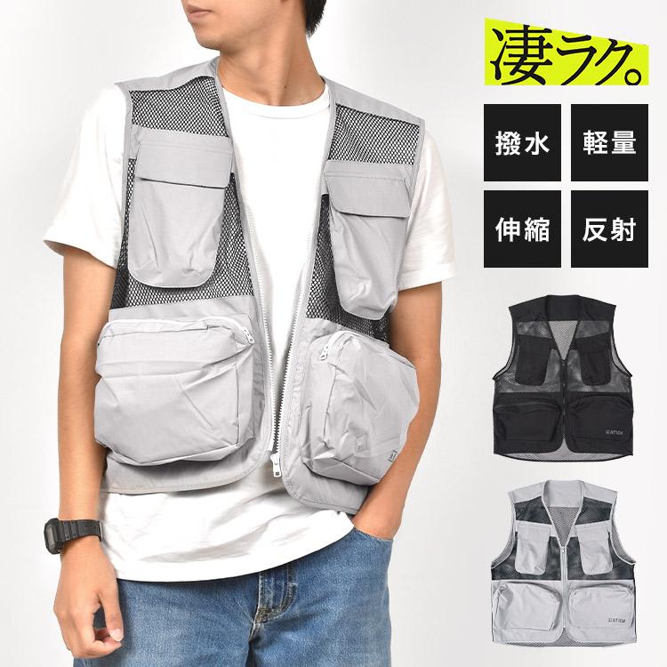 MARK&LONA セットアップ ベスト パンツ メッシュ素材 近年モデル M MARK&LONA セットアップ ベスト パンツ メッシュ素材 近年モデル