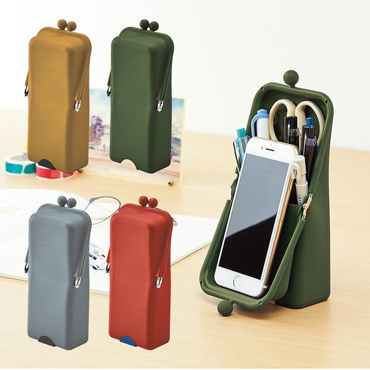 筆箱 エアピタ 大容量 おしゃれ 立つペンケース 通学 かわいい スマホスタンド ペンポーチ 大人 立つ がま口 シリコン 筆記用具 文房具 男の子 筆入れ キッズ Kite Ak056 Hauhau 通販 Yahoo ショッピング