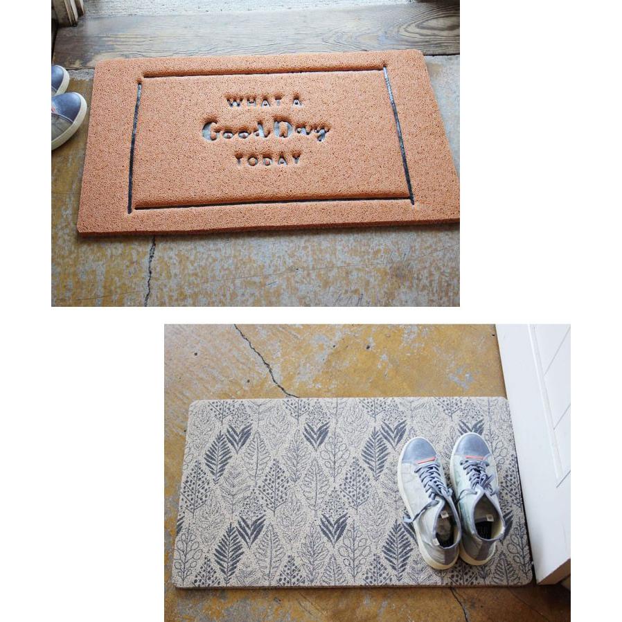 テラスマット 玄関マット 屋外 室内 汚れ落とし マット 洗える 劣化しにくい ベランダ 勝手口 裏面滑り止め付き タイル柄 ブルー Kite Cwln2931 Hauhau 通販 Yahoo ショッピング