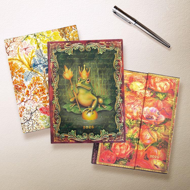 paperblanks（ペーパーブランクス） 手帳 2026 B6 マンスリー ミディ