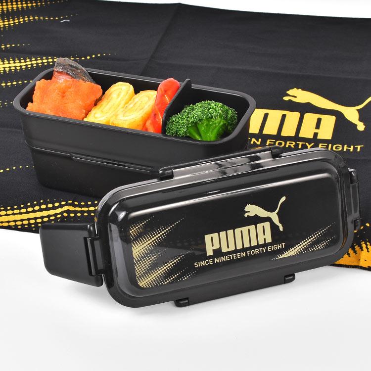 PUMA（プーマ） 弁当箱 2段 600ml PUMA 男の子 レンジ対応 食洗機対応