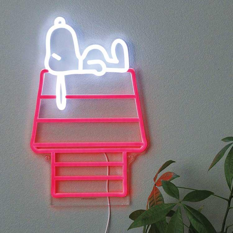 SNOOPY（スヌーピー） ネオンライト SNOOPY LED USB ネオンサイン