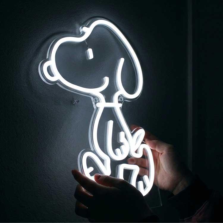 スヌーピー デコライト イルミネーション ライト レア SNOOPY SNOOPY（スヌーピー） ネオンライト SNOOPY LED USB ネオンサイン