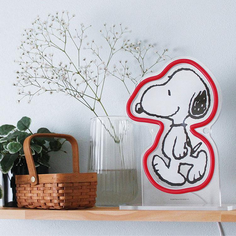 SNOOPY（スヌーピー） ネオンライト SNOOPY LED USB ネオンサイン