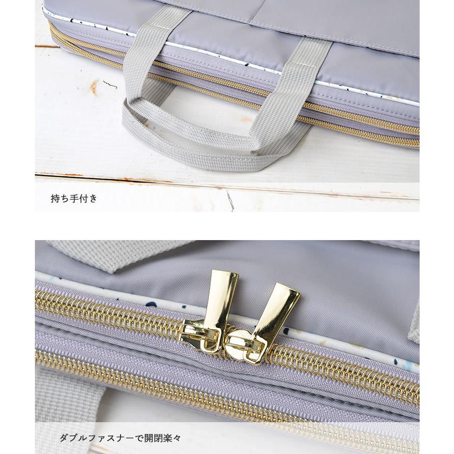 パソコンケース 可愛い ノートパソコンケース nofes ノフェス 開いて