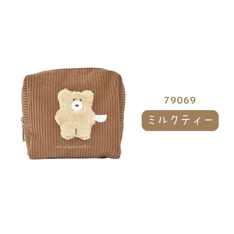 ポーチ モコモカ クマ 小物入れ かわいい ボックスポーチ ポーチ モコモカ クマ 小物入れ かわいい ボックスポーチ