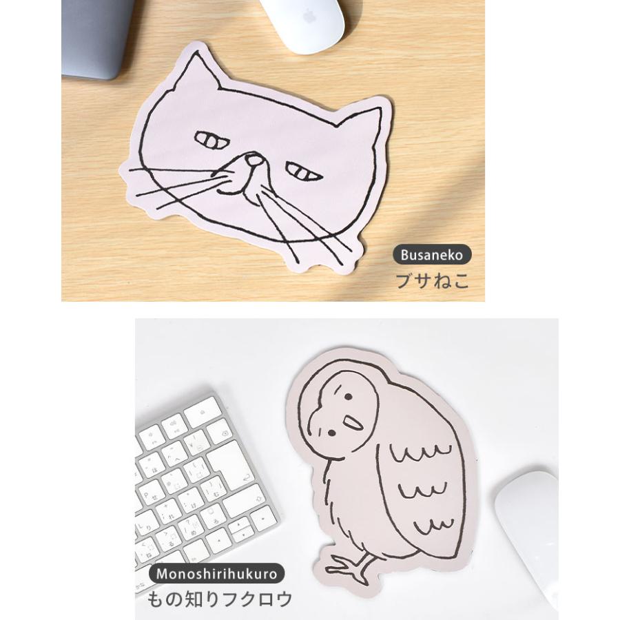 MATOKA（マトカ） マウスパッド 可愛い ねこ ダイカット おしゃれ 土偶