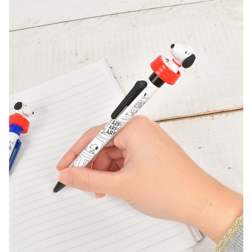 SNOOPY（スヌーピー） ボールペン かわいい おしゃれ 黒 0.7mm 油性