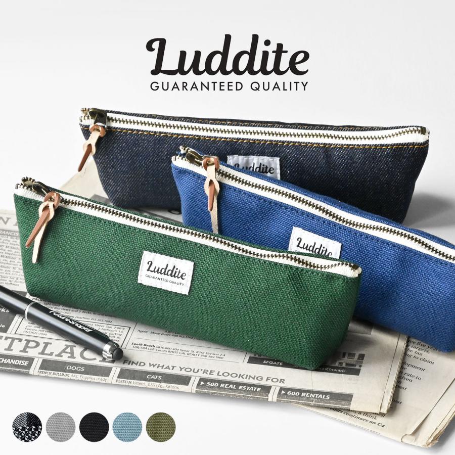 LUDDITE（ラダイト） ペンケース ボートペンケース スリム 岡山デニム