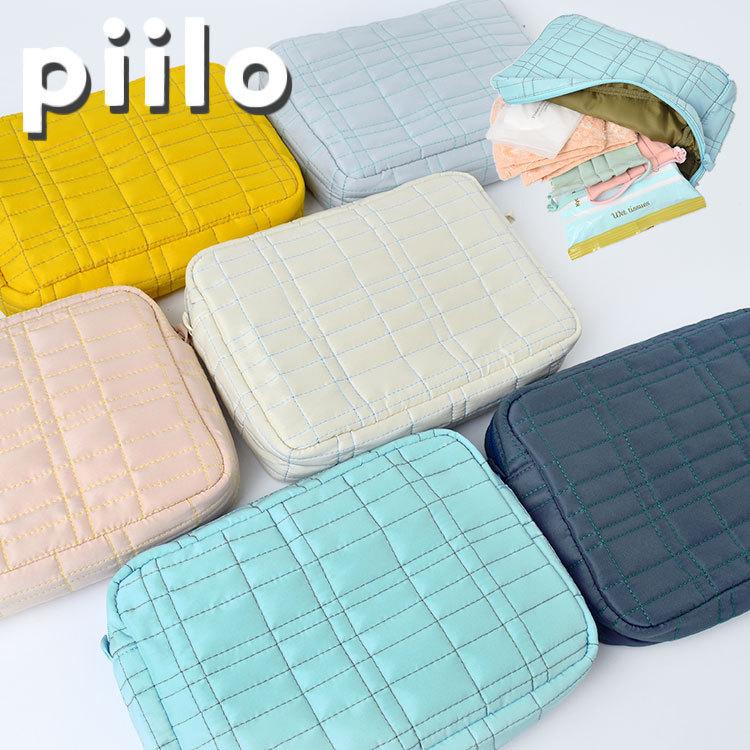 ポーチ 小物入れ 大きめ おしゃれ 韓国 大容量 コスメポーチ トラベルポーチ マルチケース 便利グッズ お泊り 化粧ポーチ バッグインバッグ ポケット ファスナー Hauhau 通販 Paypayモール