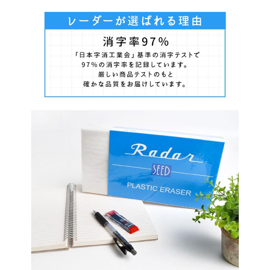 消しゴム Radar 大きい 消しごむ レーダー S-12000 巨大 特大 新学期 ケシゴム 筆記用具 SEED シード 文具 学生 高校生 雑貨 文具 消しゴムはんこ 通学 通勤｜hauhau｜05