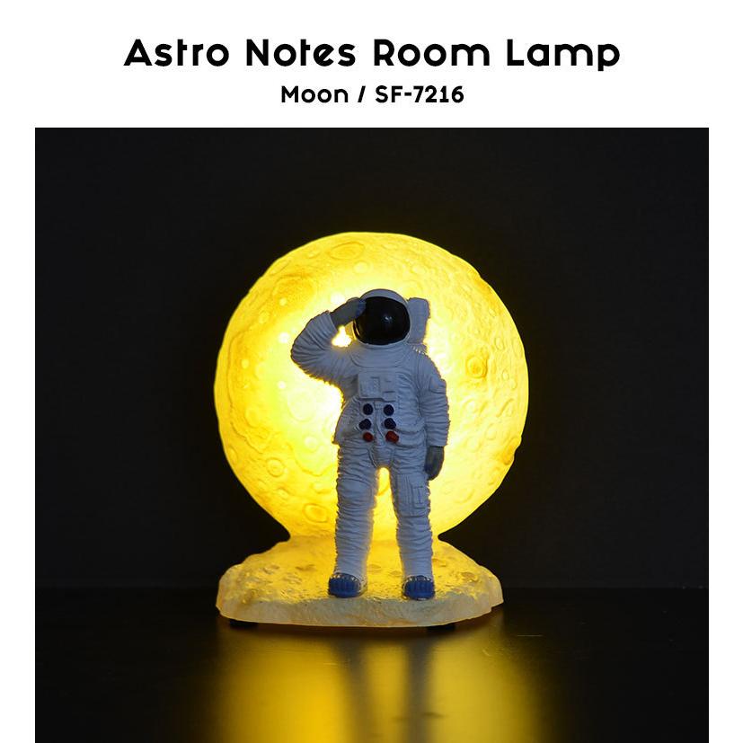 間接照明 寝室 月 アストロノーツ スタンド ルームランプ リビング ライト Led 小型 コンパクト 照明器具 コードレス 単4形乾電池3本使用 スイッチ Hauhau 通販 Paypayモール