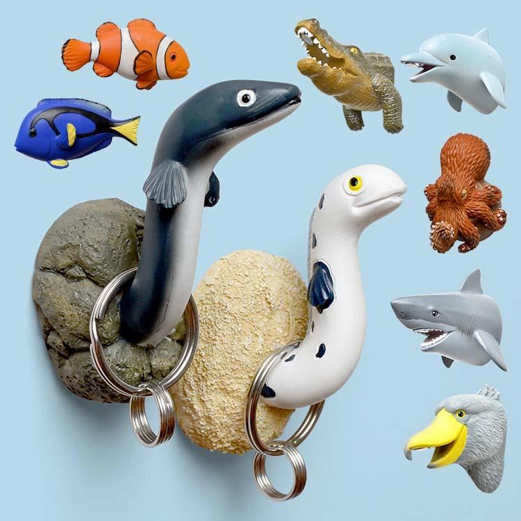 2個セット 鋳鉄製 素朴な蛙デザイン 壁ハンガー シーライフメタル 壁フック メタルフックミニ 【HHT21M-S2】 ｜ ハイパーフック かけまくり 石膏