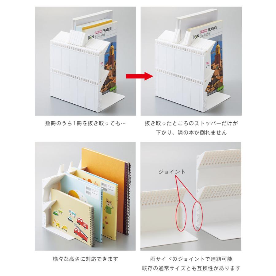 LIHIT LAB. ブックスタンド 卓上 倒れない ブックエンド 本立て LIHIT LAB. ブックスタンド 卓上 倒れない ブックエンド 本立て
