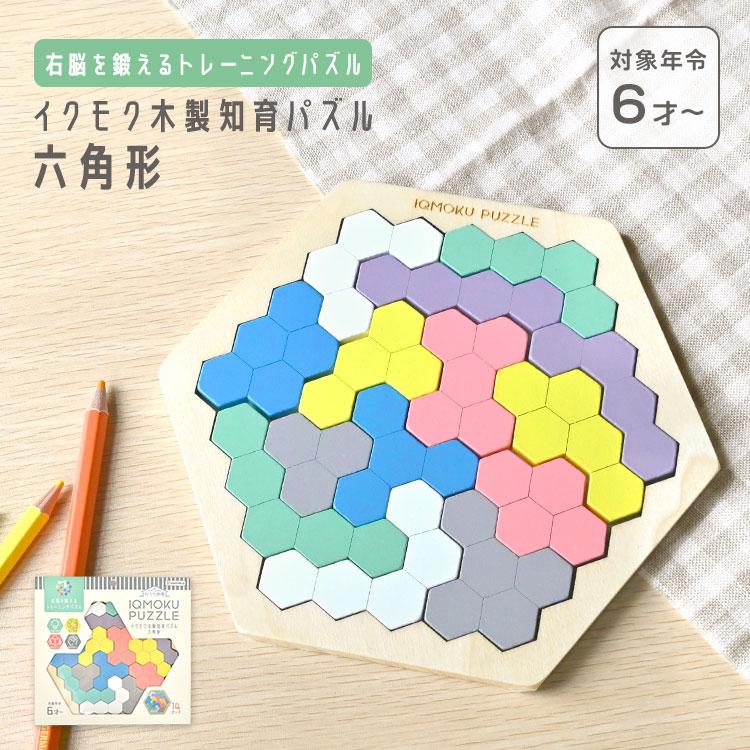 DEBIKA（デビカ） 知育 パズル イクモク 木製知育パズル 六角形 知育