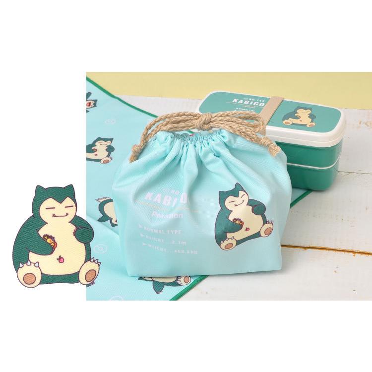 弁当袋 巾着 カビゴン ポケモン 女の子 巾着袋 かわいい ランチ巾着 通園 こども マチ付き キャラクター 最安値に挑戦 ランチバッグ 通学 お弁当袋 ランチ
