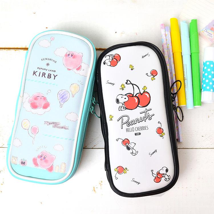 ペンケース スリム スヌーピー 星のカービィ キャラクター Snoopy 筆箱 フラット ペンポーチ 小学生 中学生 高校生 可愛い キッズ 子供 整理整頓 すっきり 薄型 Hauhau 通販 Paypayモール