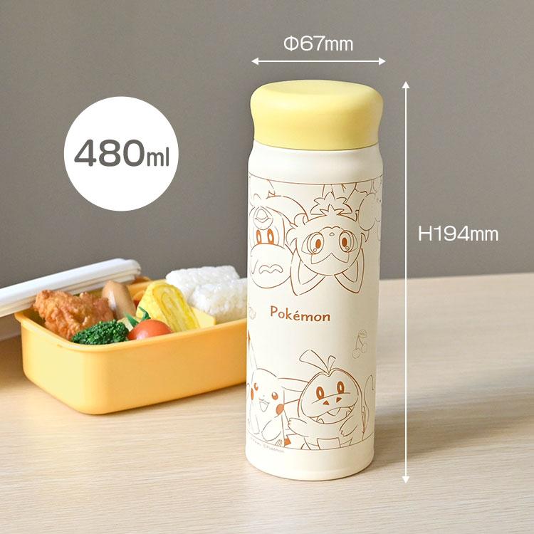 Pokemon（ポケモン） 水筒 子供 大人 ステンレスボトル 480ml 直飲み